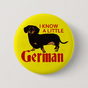 I Know A Little German Pinback Button
