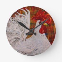 I Know I am Lovely White Rooster