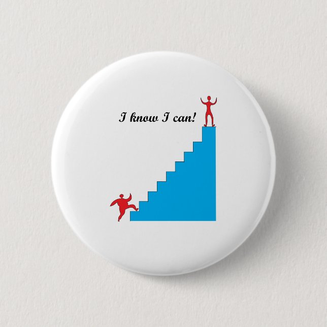 I know I can! Button (Front)