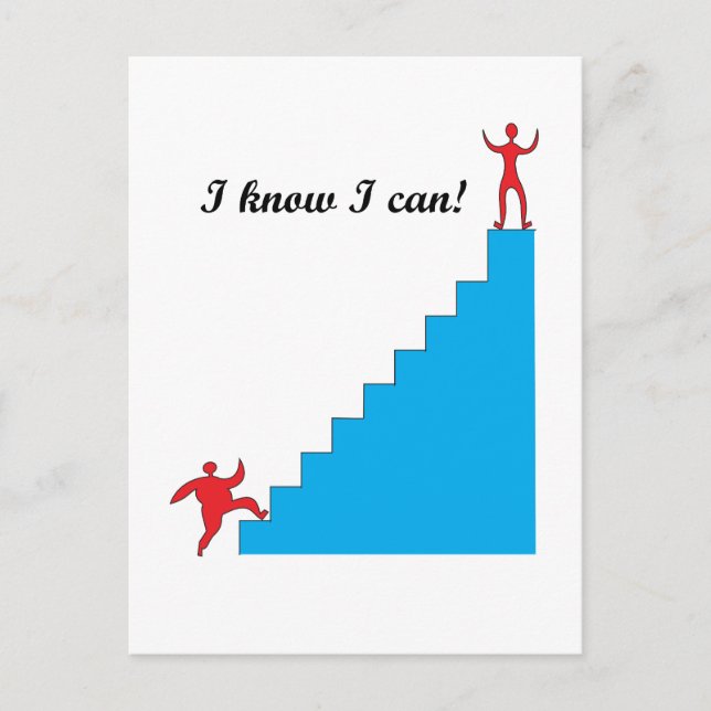 I know I can! Postcard (Front)