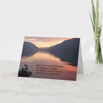 I Know I Don't Need To Thank You... Thank You Card by inFinnite at Zazzle