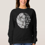 I Know I Play Like A Girl Volleyball Volleyball Fu Sweatshirt