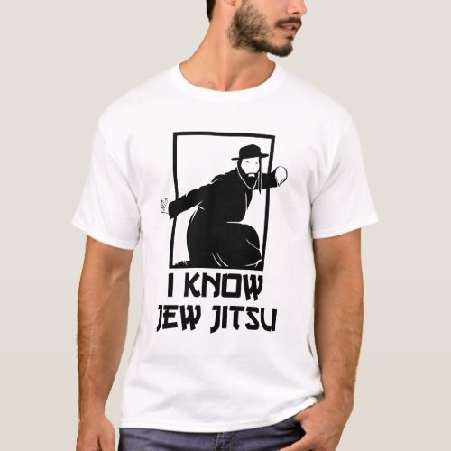 I Know Jew Jitsu  Funny Jiu Jitsu T_Shirt