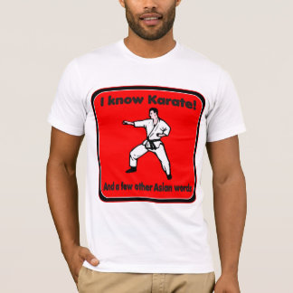 I know Karate Humorous Attitude T-shirt