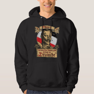 I know No parties More quote Kaiser Wilhelm Hoodie