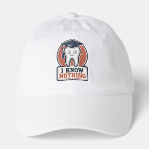 I Know Nothing Funny Tooth Meme Hat