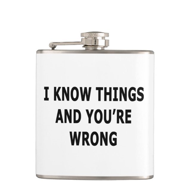 I Know Things Flask (Front)