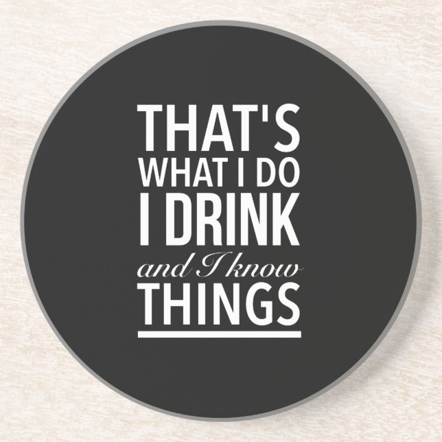 I know things is funny coaster (Front)