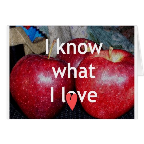 I know what I love
