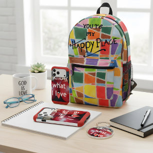 "I Know What I Love" – Apple-Themed Design Keychain