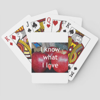 "I Know What I Love" – Apple-Themed Design Poker Cards