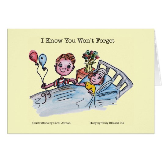I Know You Won't Forget Card (Front Horizontal)