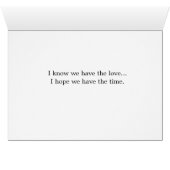 I know you're thinking of leaving...Relationships Cards (Inside Horizontal (Bottom))