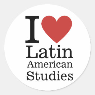 I ❤️ Latin American Studies for Students/Faculty Classic Round Sticker