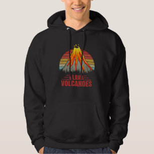 I Lava Volcanoes Geology Geologist Collector Graph Hoodie