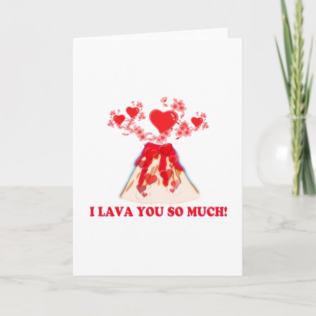 I Lava You Card (Front)