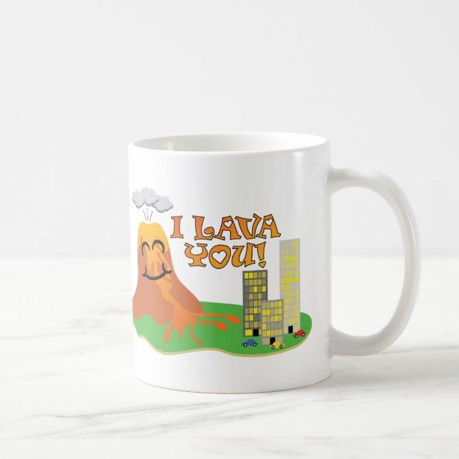I Lava You! Coffee Mug (Right)