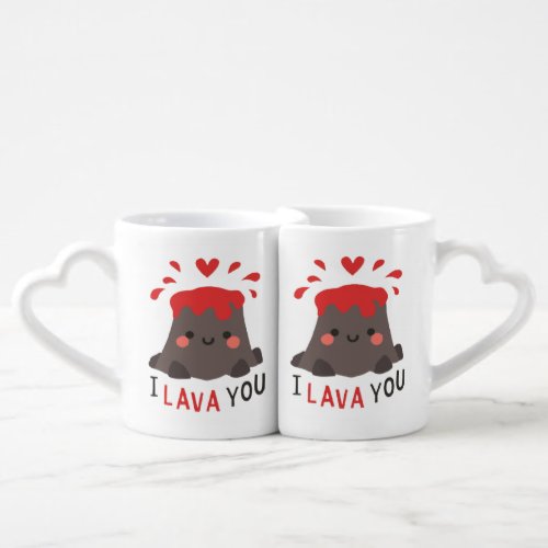 I Lava You Coffee Mug Set