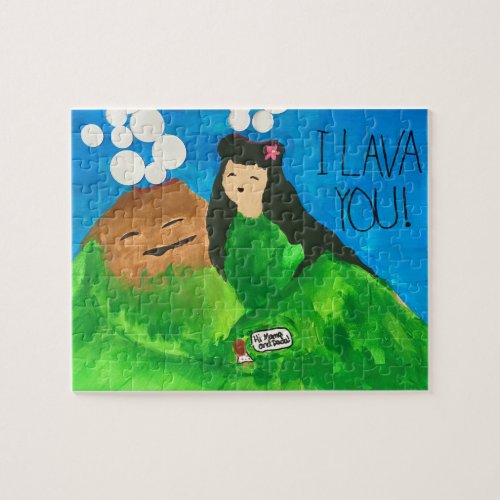 I Lava You Family Jigsaw Puzzle