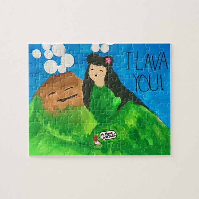 I Lava You Family Jigsaw Puzzle (Horizontal)