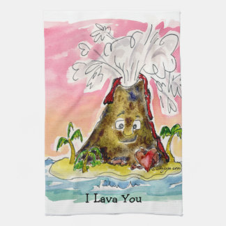 I Lava You Kitchen Towel