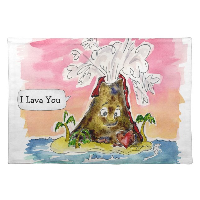 I Lava You Placemat (Front)