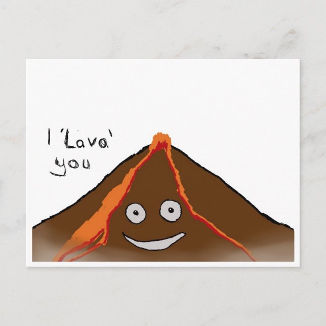 I Lava You - Set of Postcards (Front)