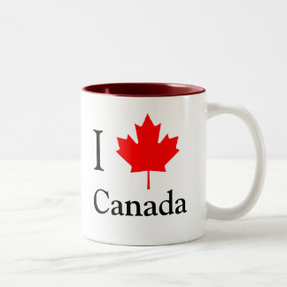 I Leaf Canada Two-Tone Coffee Mug