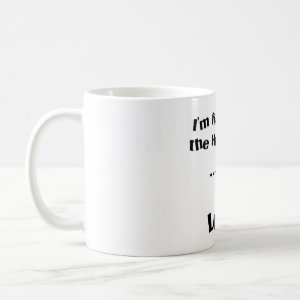 I leak! mug