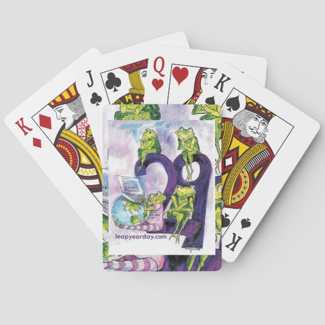 I LEAP, THEREFORE I AM POKER CARDS (Back)