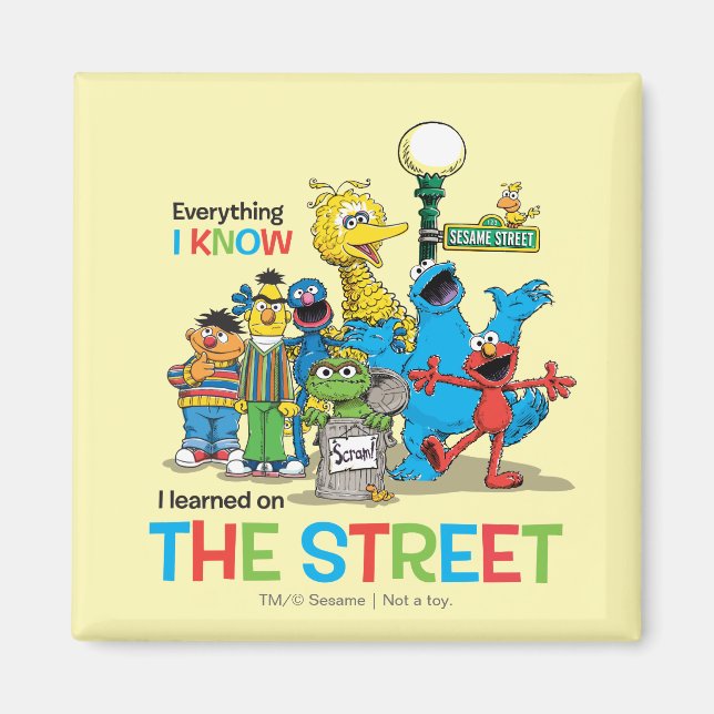 I learned on THE STREET Magnet (Front)