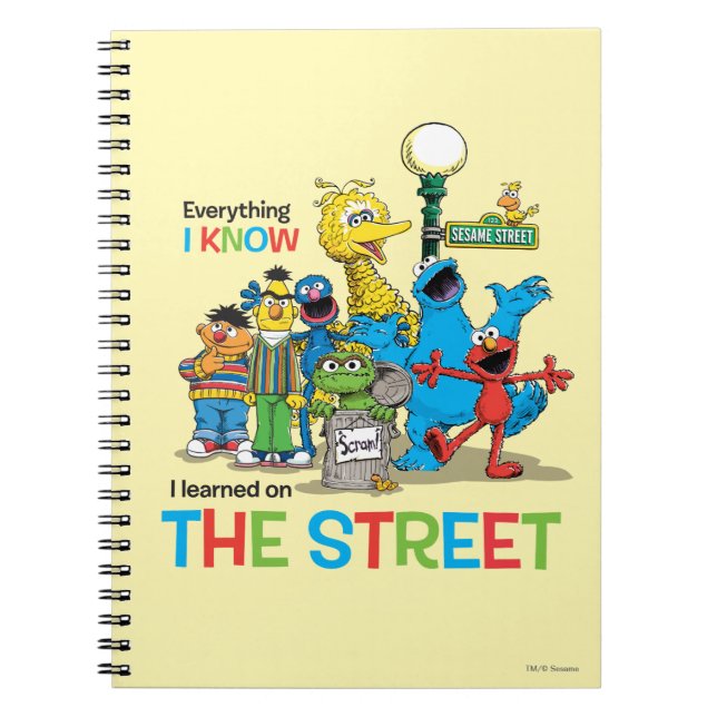I learned on THE STREET Notebook (Front)