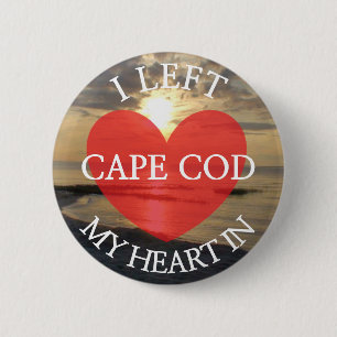 I Left my Heart in Cape Cod Picture Button