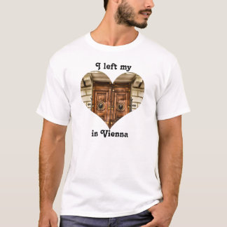 I Left My Heart in Vienna Austria Ornate Old Door T-Shirt