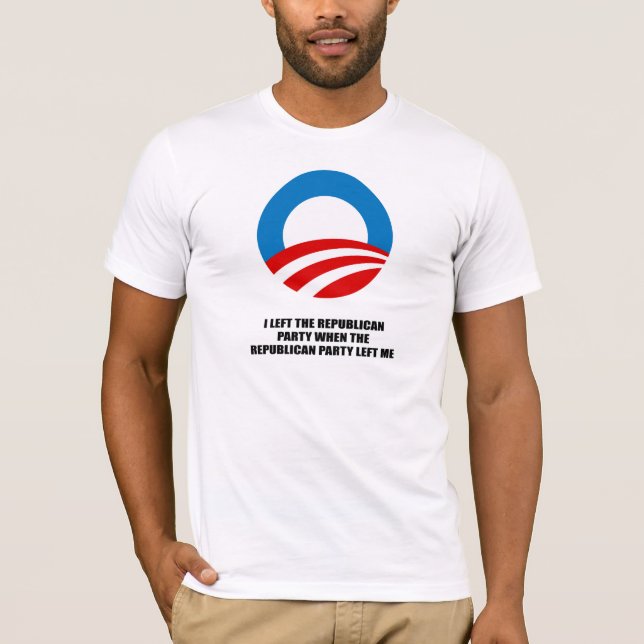 I left the Republican Party, when the Republican p T-Shirt (Front)