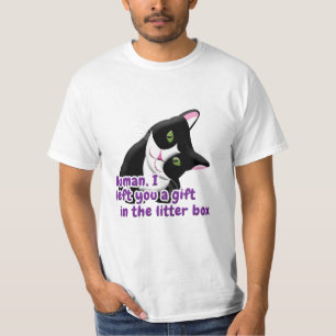 I left You a Gift Cat T-Shirt