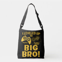 I Leveled Up To Big Bro Crossbody Bag