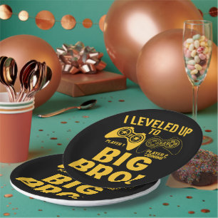 I Leveled Up To Big Bro Paper Plates