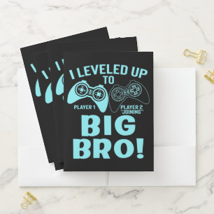 I Leveled Up To Big Bro Pocket Folder