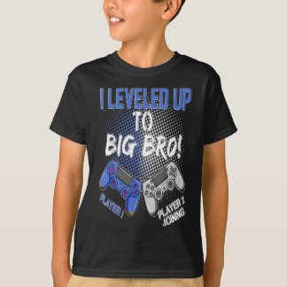 I Leveled up to Big Bro Promoted To Big Brother T-Shirt