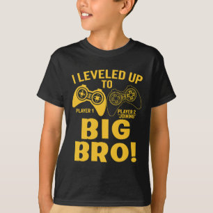 I Leveled Up To Big Bro T-Shirt