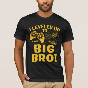 I Leveled Up To Big Bro T-Shirt