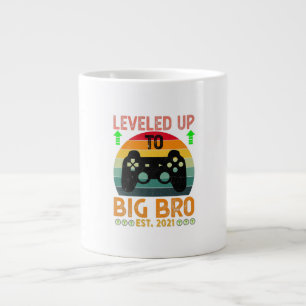 I Leveled Up To Big Brother 2021 Gamer Gift Giant Coffee Mug