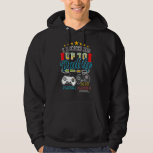 I Leveled Up To Daddy Expecting Father Gender Reve Hoodie