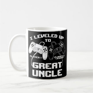 I Leveled Up To Great Uncle Gaming Baby Gender Coffee Mug