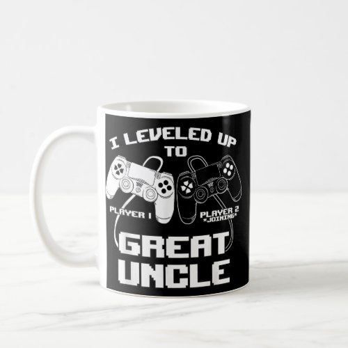 I Leveled Up To Great Uncle Gaming Baby Gender Coffee Mug