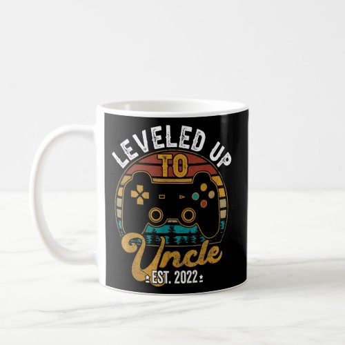 I Leveled Up To Uncle 2022 New Uncle Gamer Coffee Mug