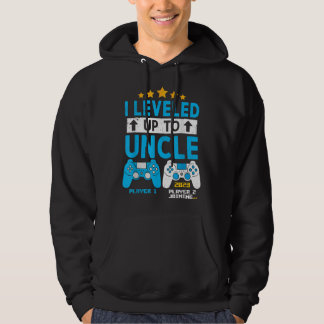 I Leveled Up To Uncle 2023 Gamer Funny Soon To Be Hoodie