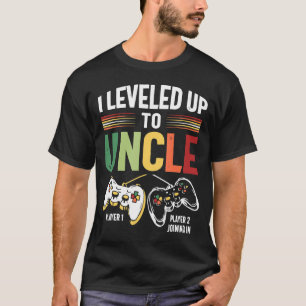 I Leveled Up To Uncle 2023 New Uncle Gamer Promote T-Shirt
