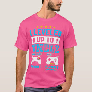 I Leveled Up To Uncle Est 2022 Funny Pregnancy Ann T-Shirt